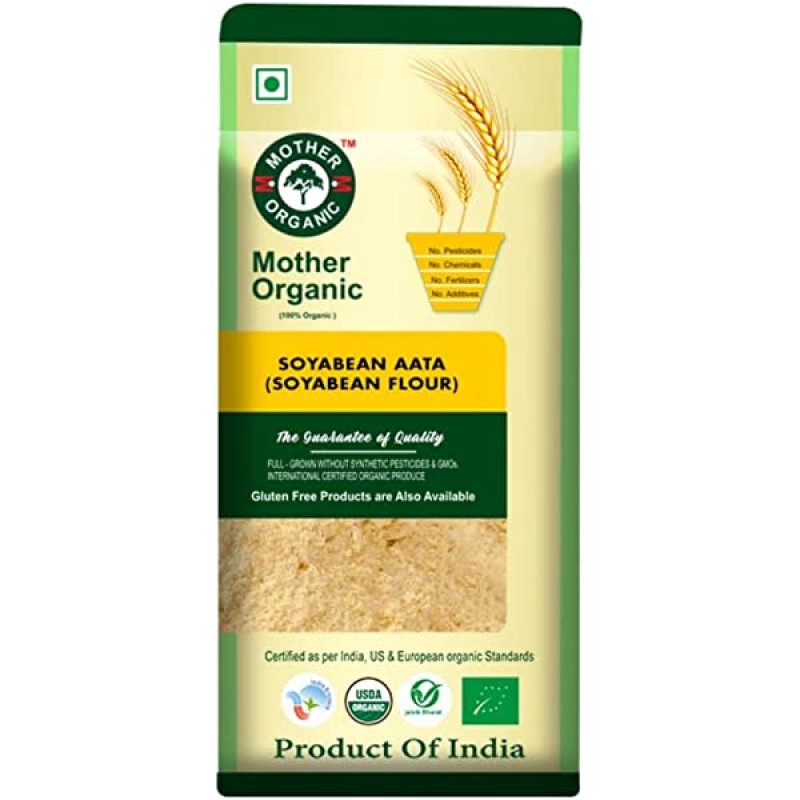 Mother Organic  Soyabean Flour from India